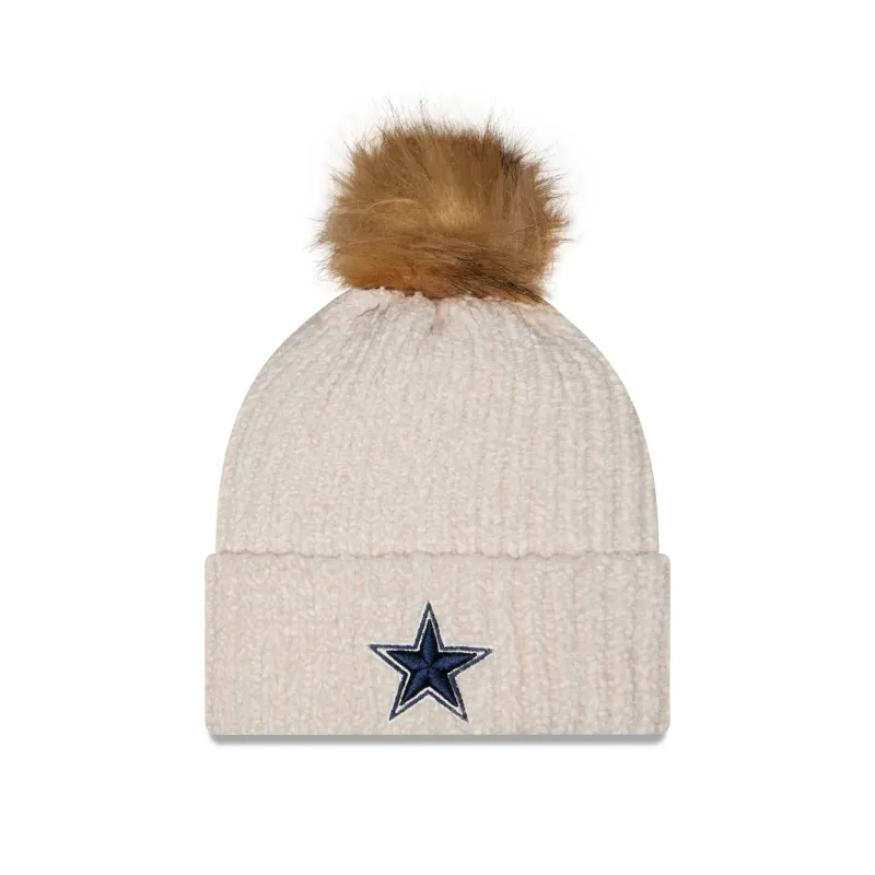 Dallas Cowboys Women's Sandy Linen Pom Knit Hat made by New Era