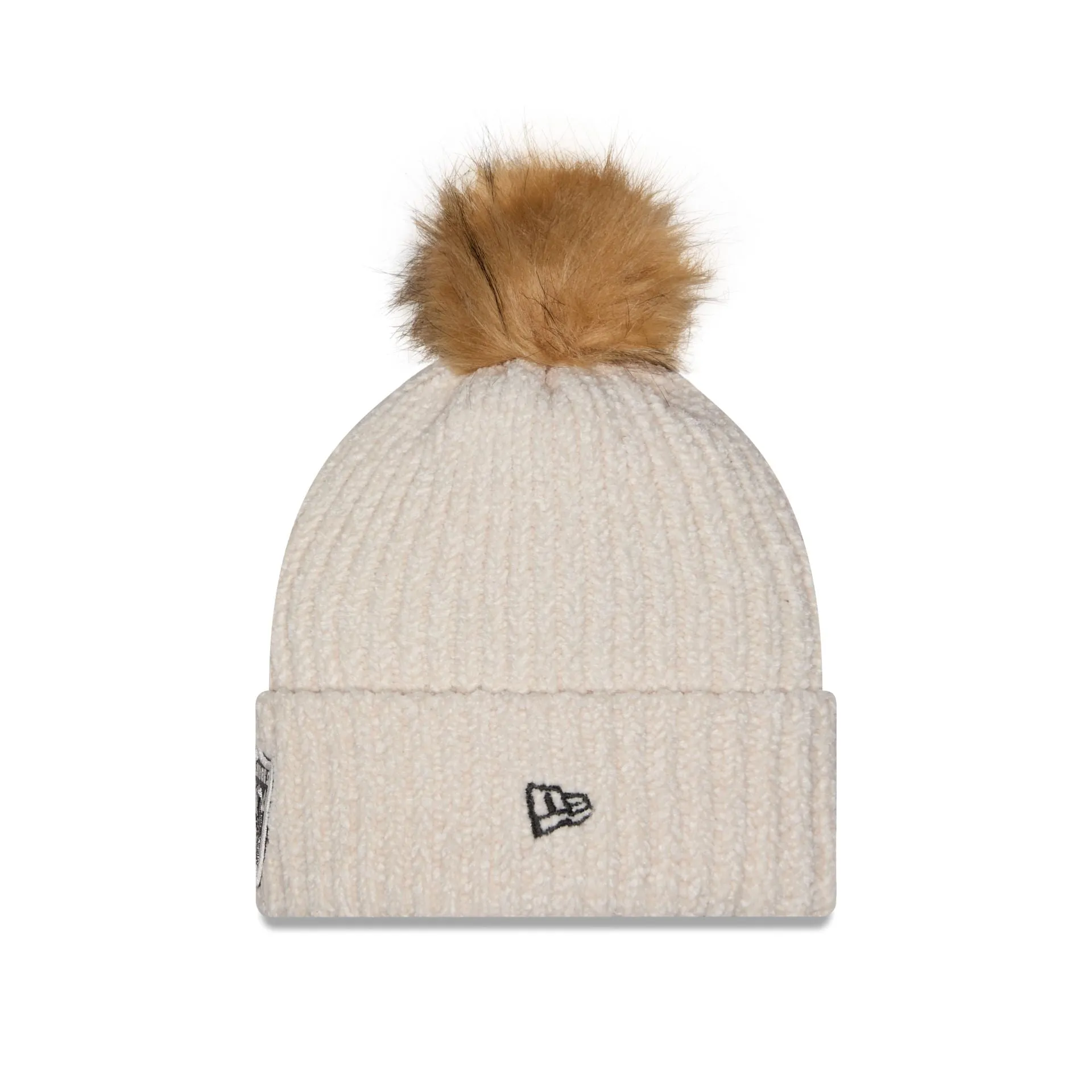 Las Vegas Raiders Women's Sandy Linen Pom Knit Hat sold by New Era product image thumbnail 2