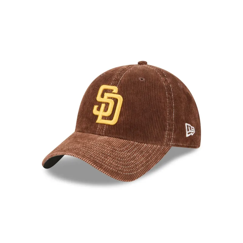 San Diego Padres Washed Corduroy Casual Classic Adjustable Hat made by New Era