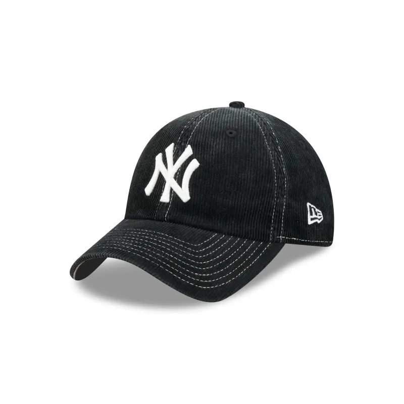 New York Yankees Washed Black Corduroy Casual Classic Adjustable Hat made by New Era