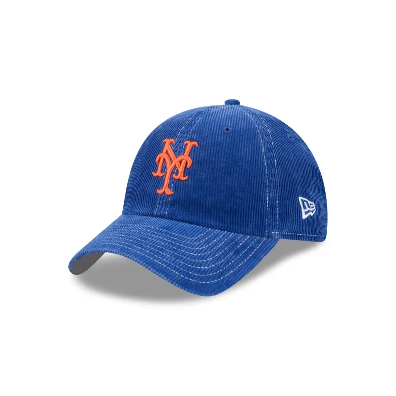 New York Mets Washed Corduroy Casual Classic Adjustable Hat made by New Era