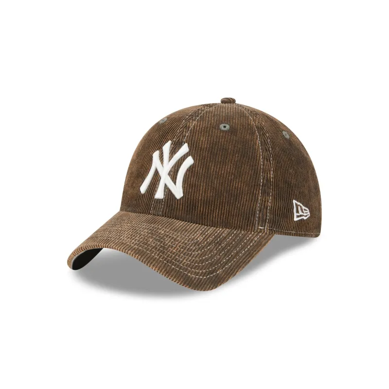 New York Yankees New Olive Washed Corduroy Casual Classic Adjustable Hat made by New Era