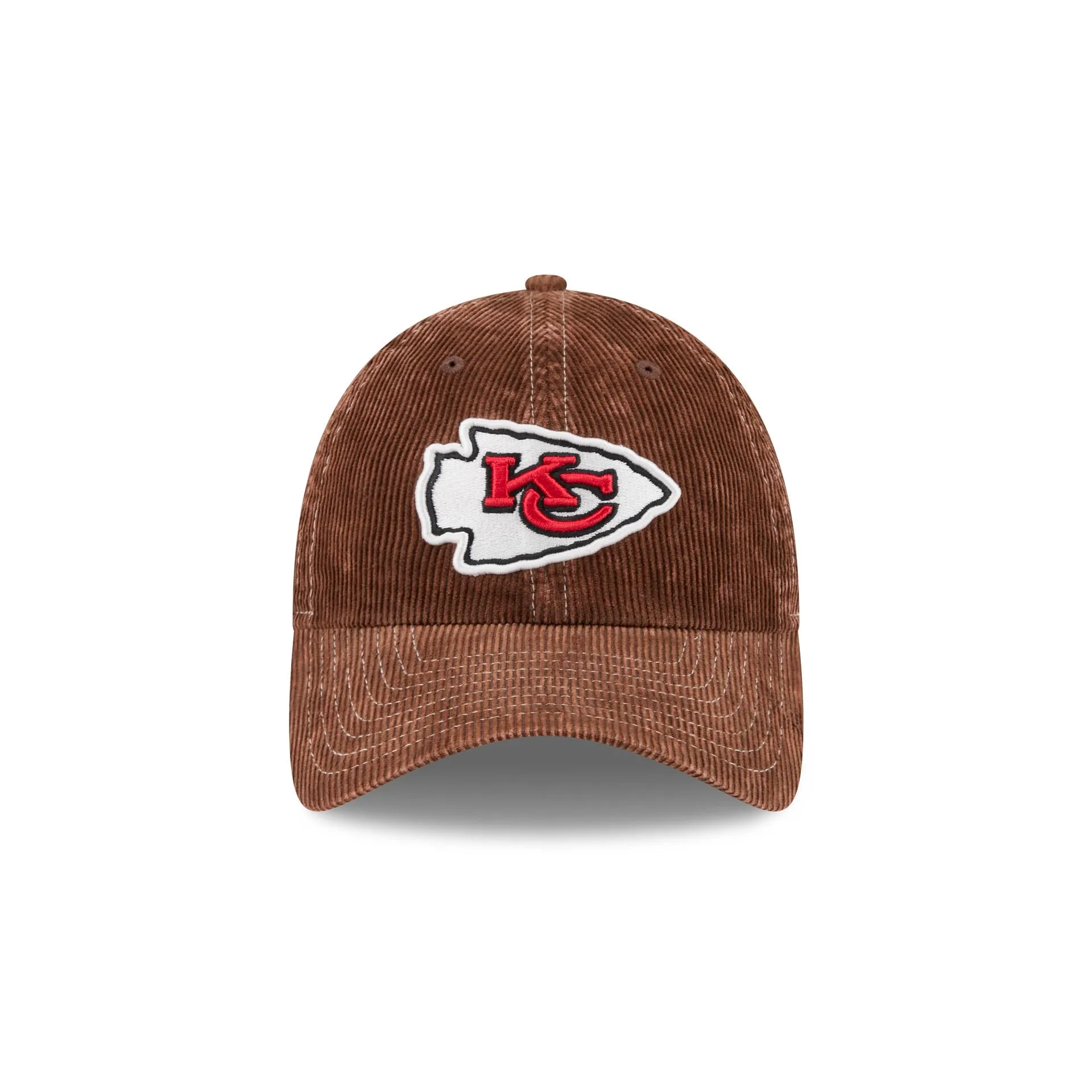 Kansas City Chiefs Washed Brown Corduroy Casual Classic Adjustable Hat sold by New Era product image thumbnail 2