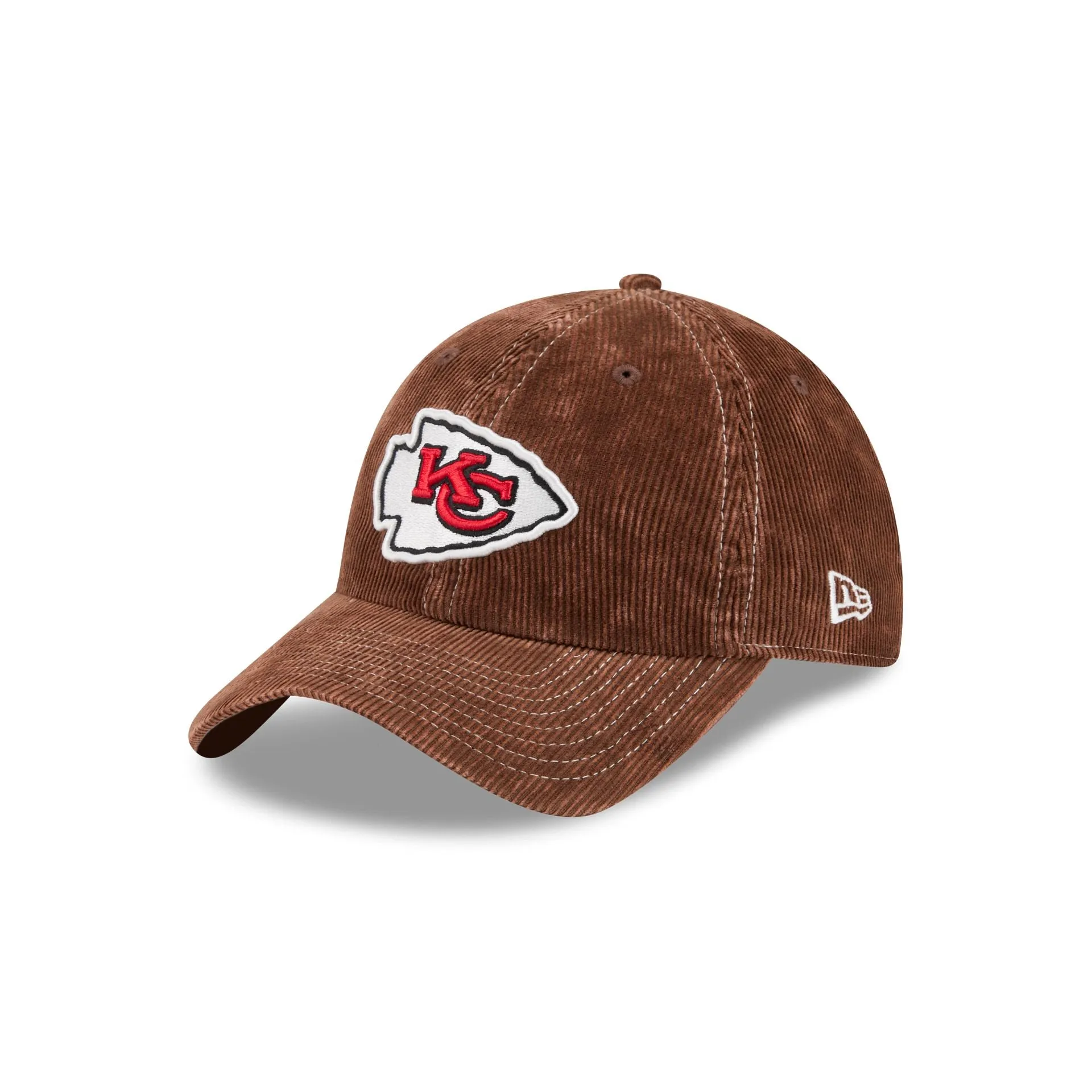 Kansas City Chiefs Washed Brown Corduroy Casual Classic Adjustable Hat sold by New Era