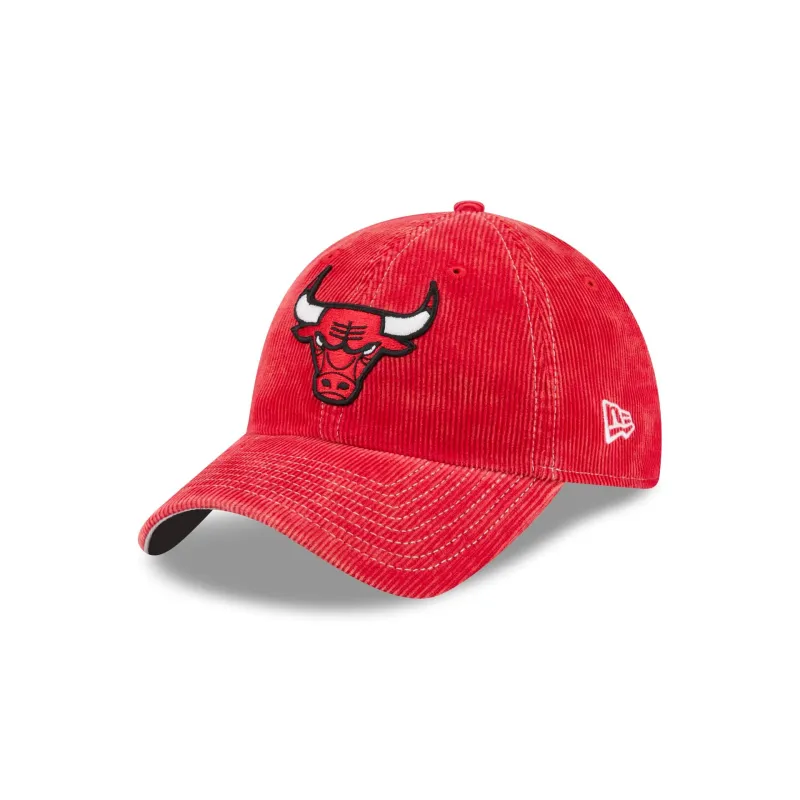 Chicago Bulls Washed Corduroy Casual Classic Adjustable Hat made by New Era