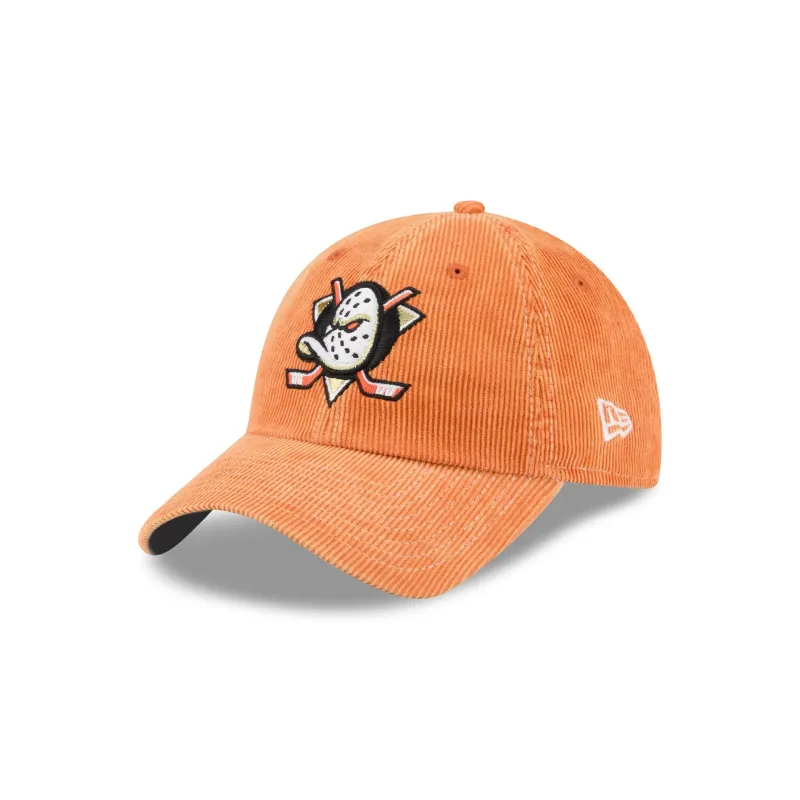 Anaheim Ducks Washed Corduroy Casual Classic Adjustable Hat made by New Era