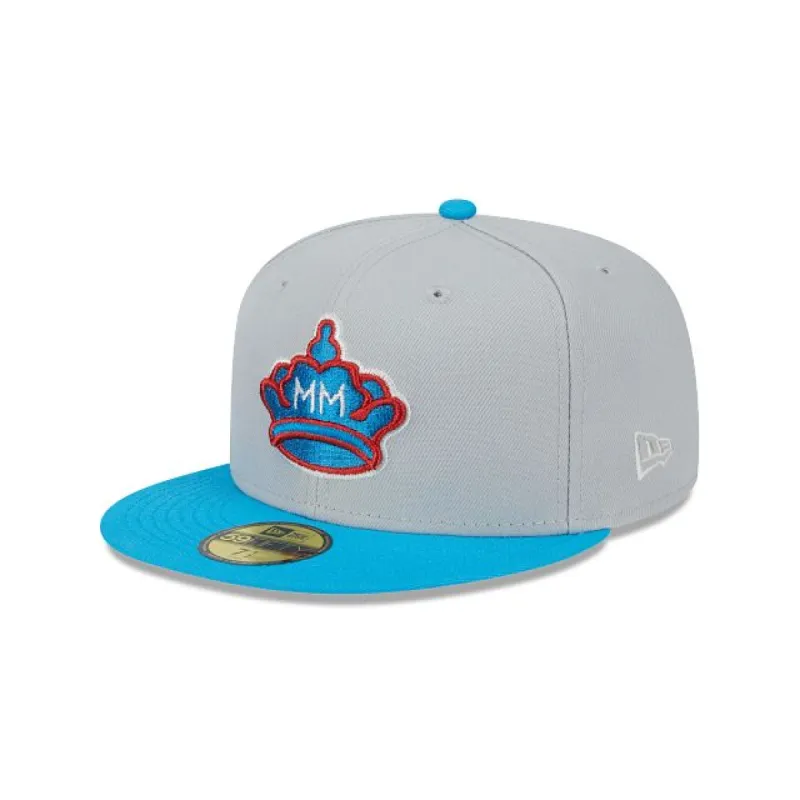 Miami Marlins Metallic City 59FIFTY Fitted Hat sold by New Era
