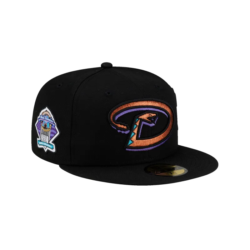 Arizona Diamondbacks Turn Back the Clock Black 59FIFTY Fitted Hat made by New Era