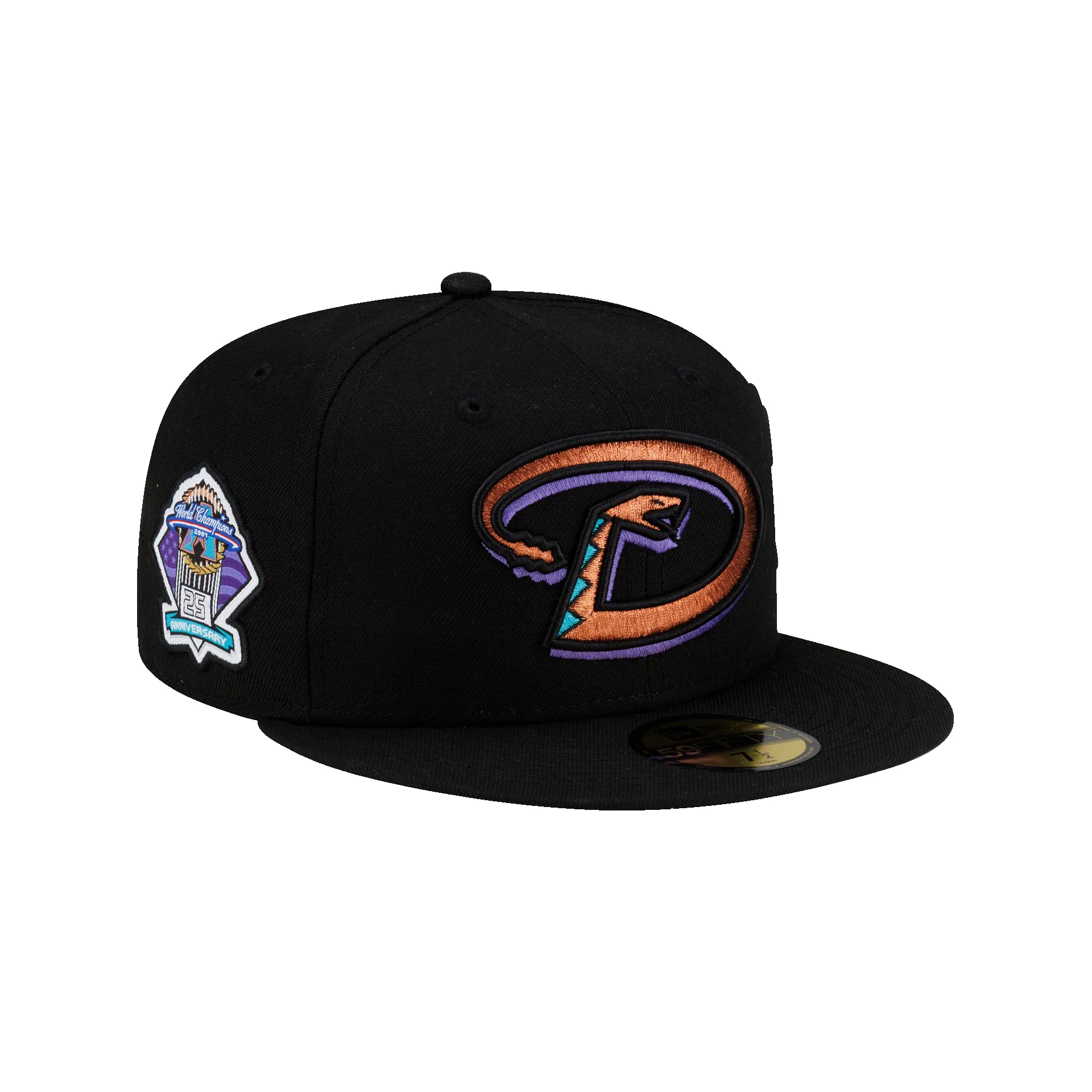 Arizona Diamondbacks Turn Back the Clock Black 59FIFTY Fitted Hat sold by New Era