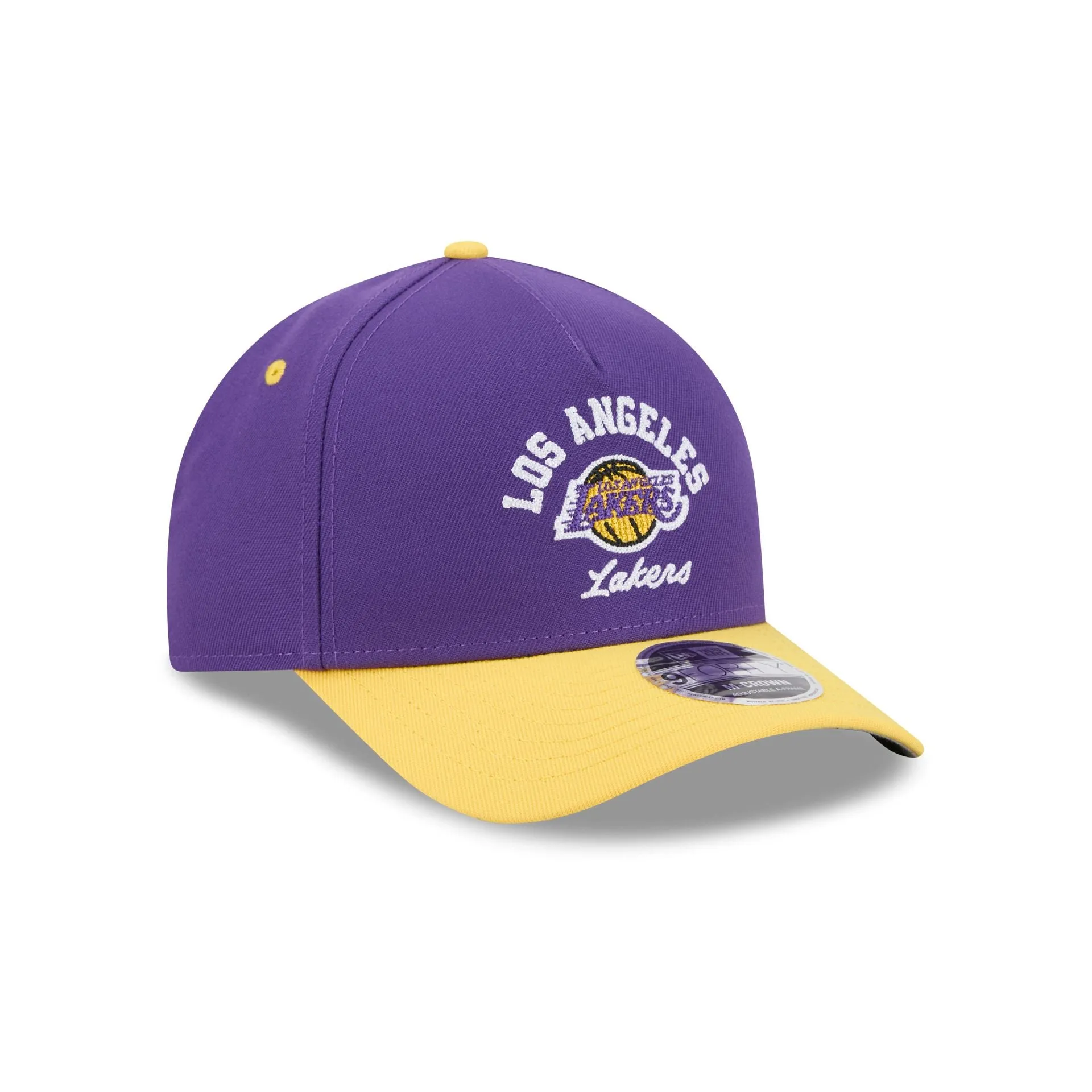 Los Angeles Lakers Arched Graphic 9FORTY M-Crown A-Frame Snapback Hat sold by New Era product image thumbnail 3