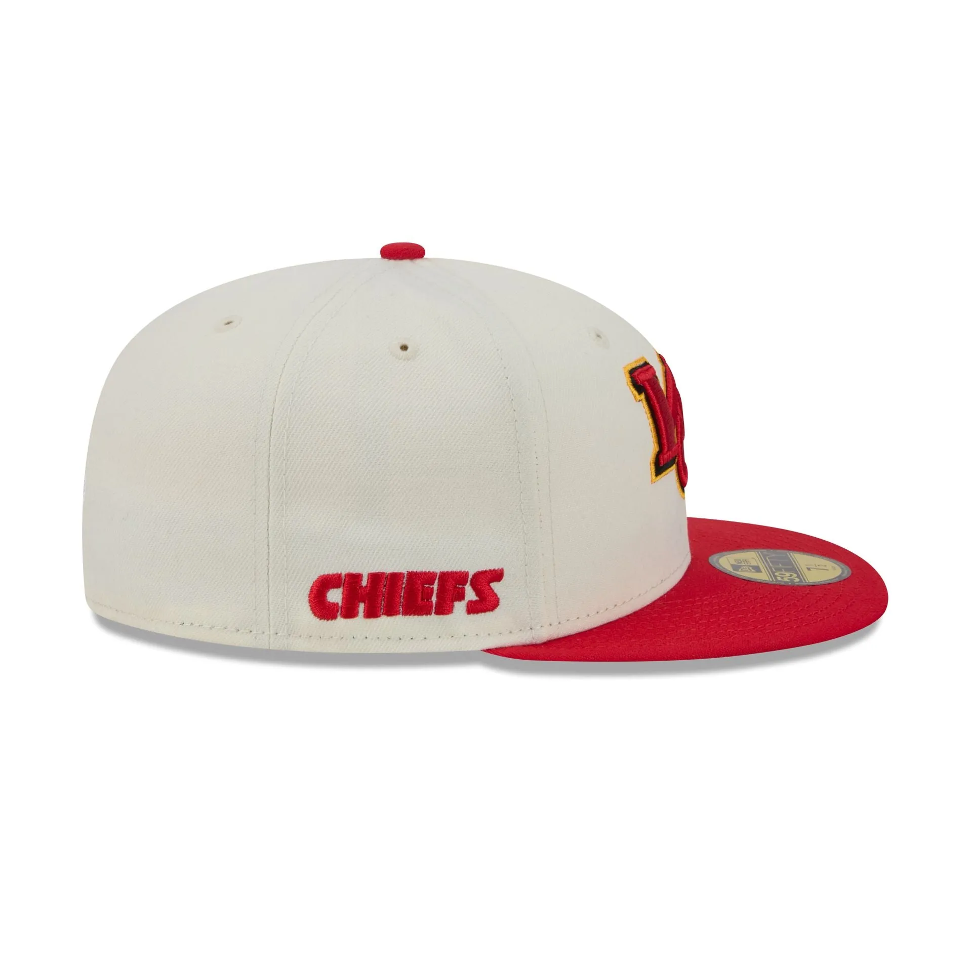 Kansas City Chiefs Deceptor Chrome White 59FIFTY Fitted Hat sold by New Era product image thumbnail 4