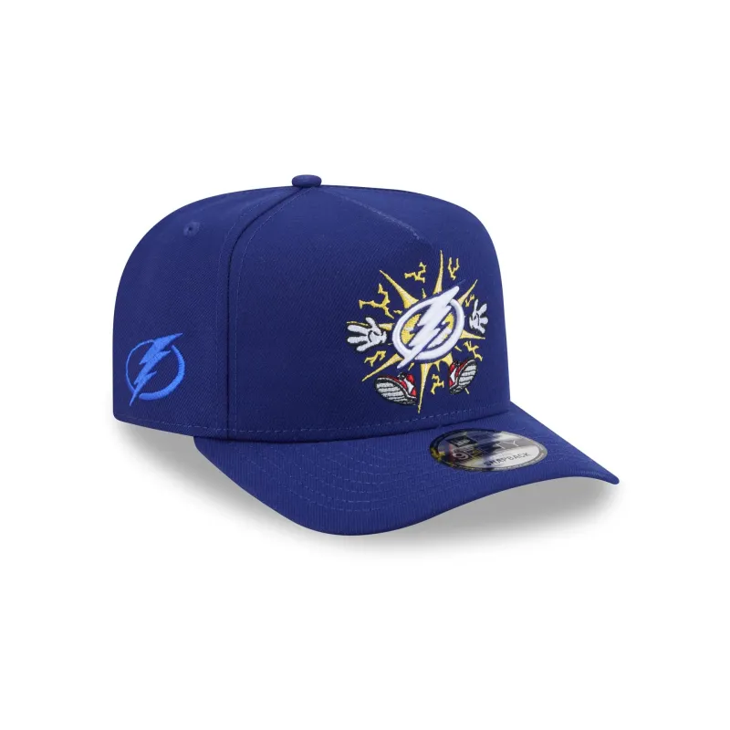 Tampa Bay Lightning Cartoon 9FIFTY A-Frame Snapback Hat made by New Era
