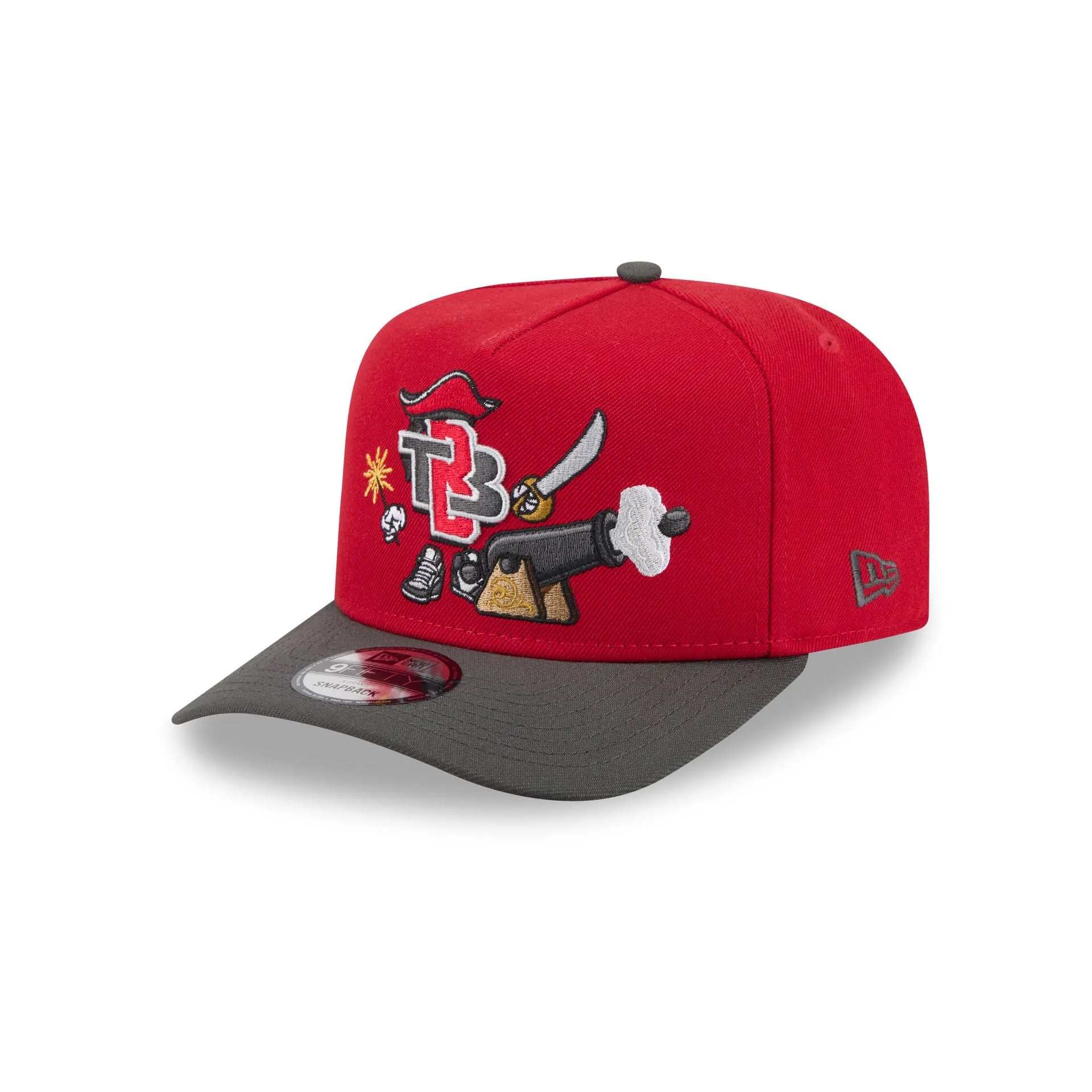 Tampa Bay Buccaneers Cartoon 9FIFTY A-Frame Snapback Hat sold by New Era product image thumbnail 3