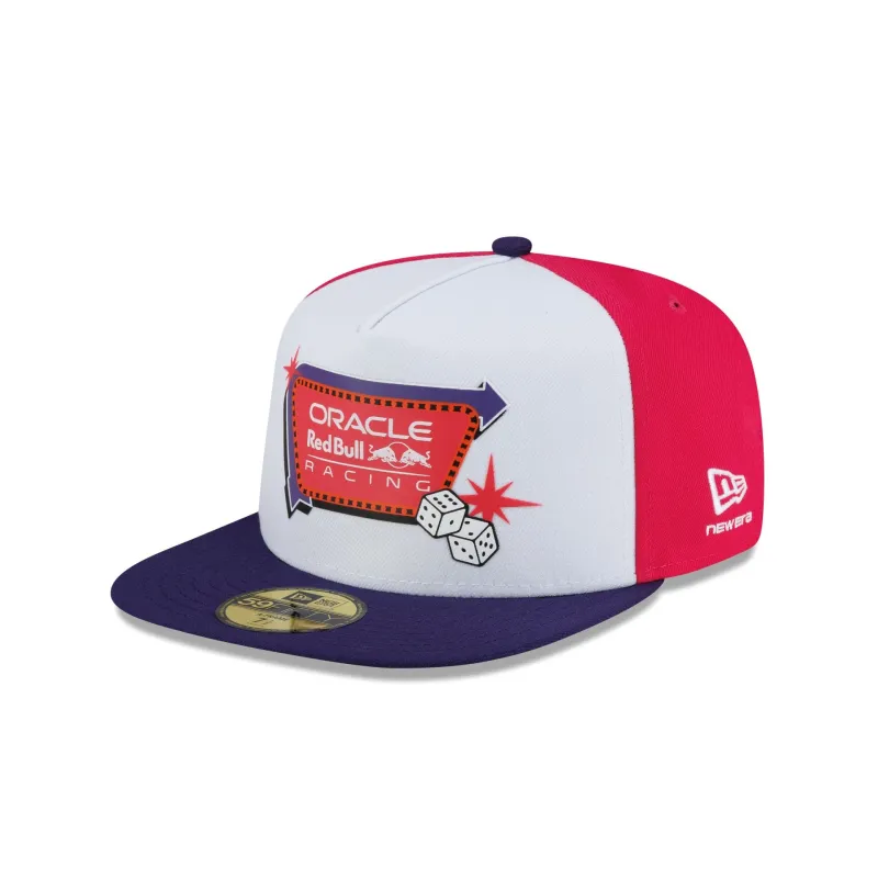 2026 Vegas Race Special Oracle Red Bull Racing 59FIFTY A-Frame Fitted Hat made by New Era