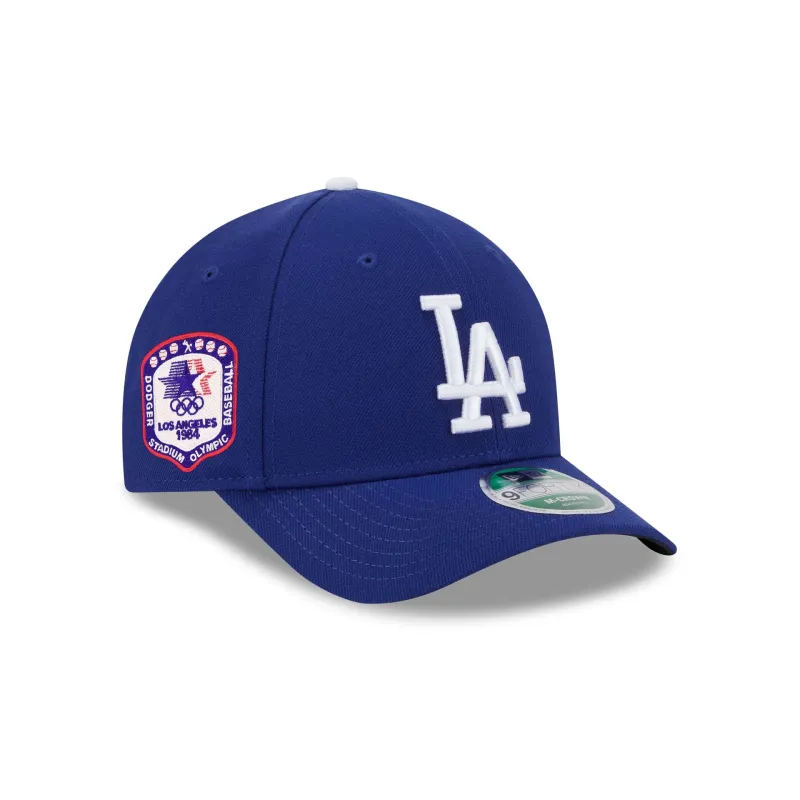 Los Angeles Dodgers 1984 Olympics Side Patch 9FORTY M-Crown Snapback Hat made by New Era