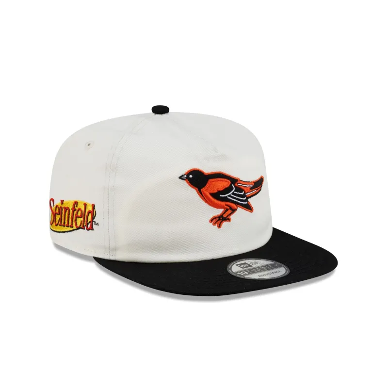 Baltimore Orioles Seinfeld Chrome White 19TWENTY Snapback Hat made by New Era