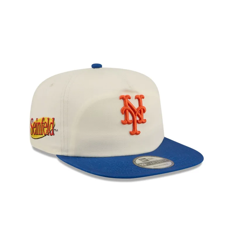 New York Mets Seinfeld Chrome White 19TWENTY Snapback Hat made by New Era