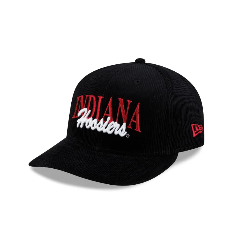 Just Caps Varsity Script Indiana Hoosiers 59FIFTY Fitted Hat made by New Era