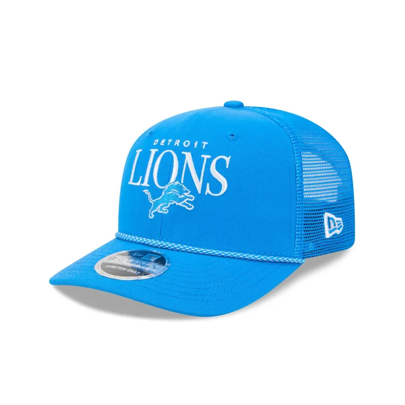 Detroit Lions Tonal 9SEVENTY Trucker Hat made by New Era