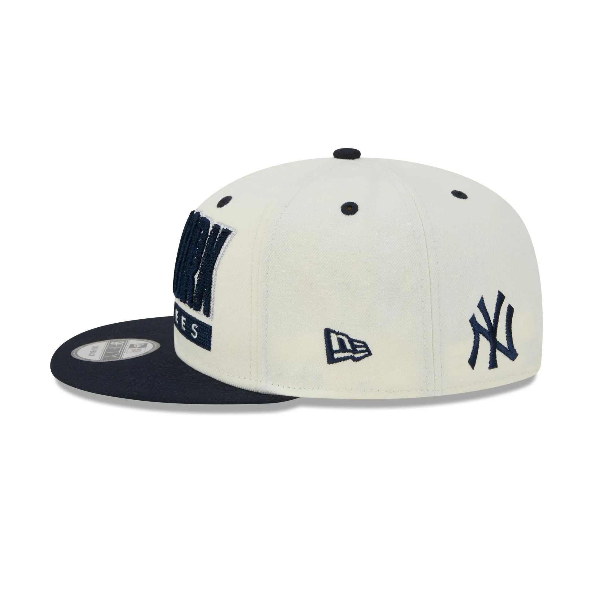 New York Yankees Classic Stacked Chrome 9FIFTY Snapback Hat sold by New Era product image thumbnail 4