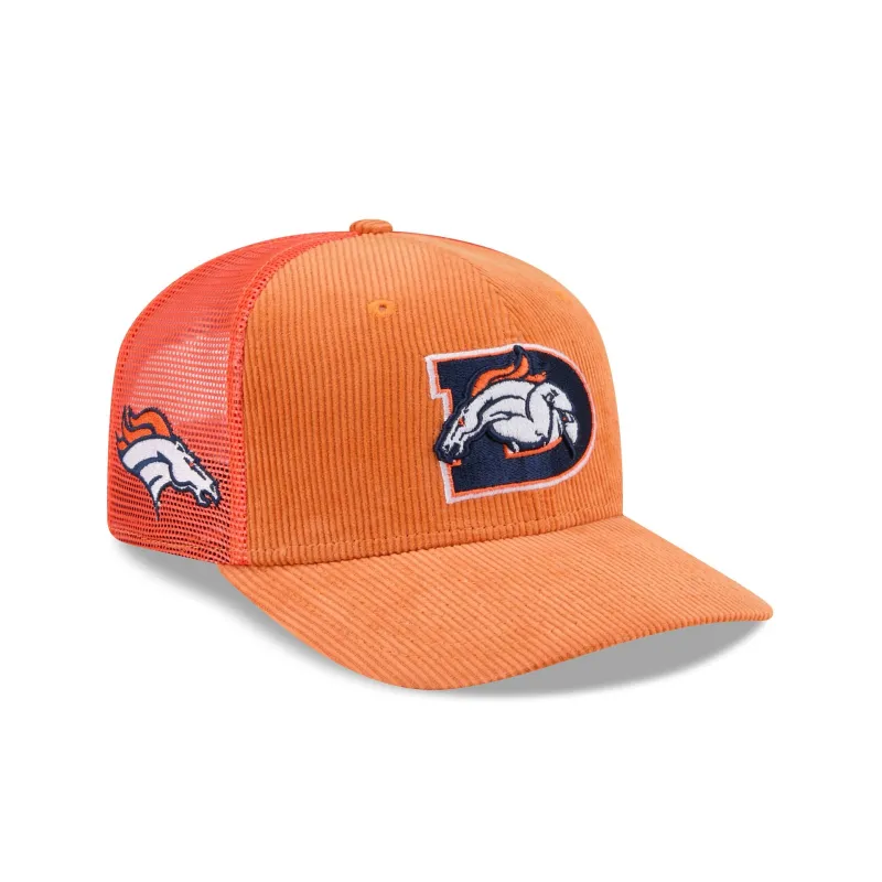 Denver Broncos Deceptor Corduroy 9SEVENTY Trucker Hat made by New Era