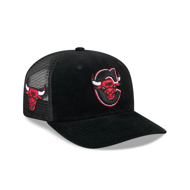 Chicago Bulls Deceptor Corduroy 9SEVENTY Trucker Hat made by New Era