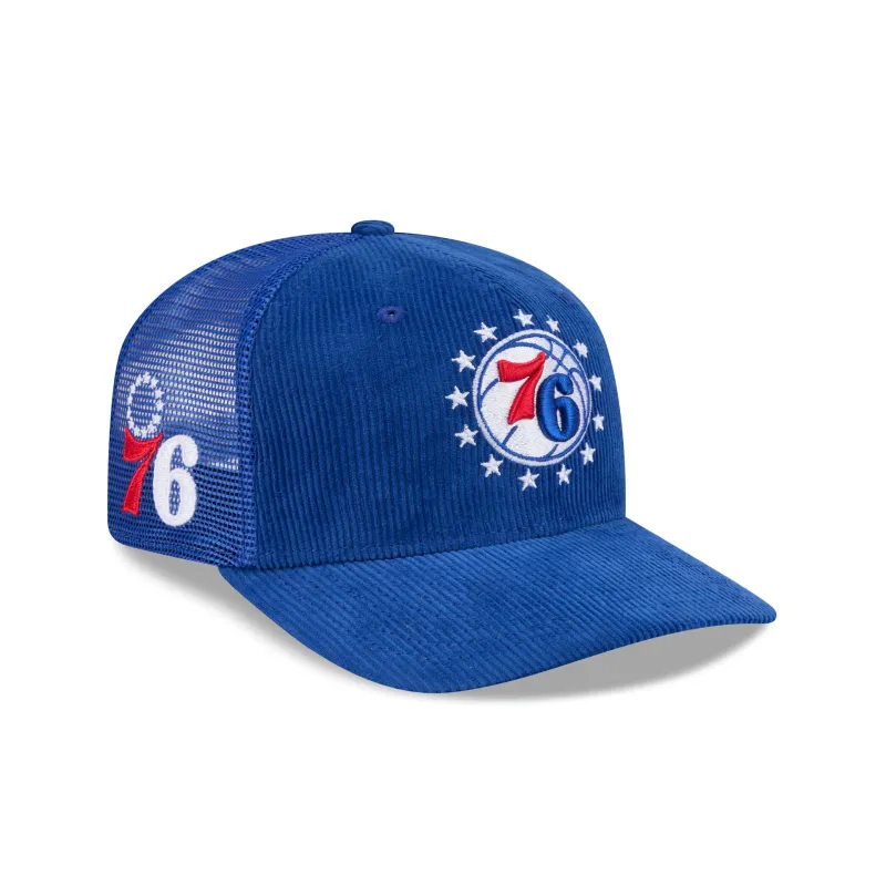 Philadelphia 76ers Deceptor Corduroy 9SEVENTY Trucker Hat made by New Era