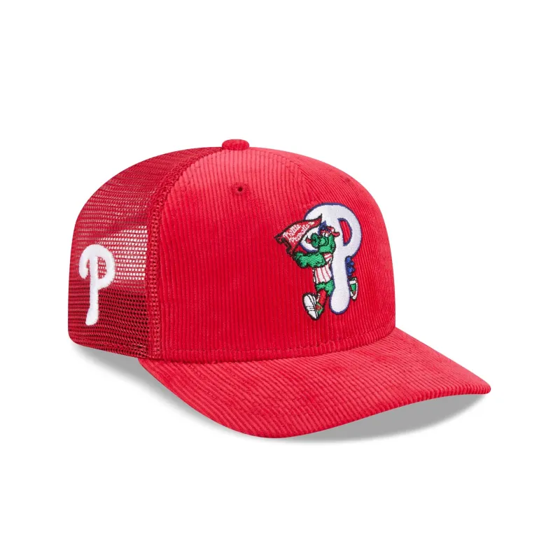 Philadelphia Phillies Deceptor Corduroy 9SEVENTY Trucker Hat made by New Era
