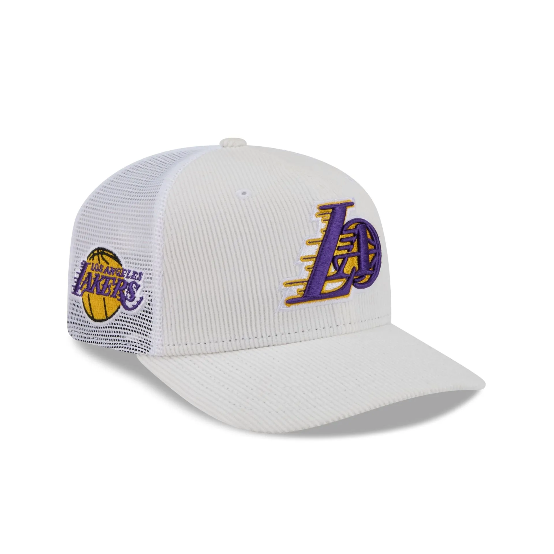 Los Angeles Lakers Deceptor Corduroy 9SEVENTY Trucker Hat sold by New Era