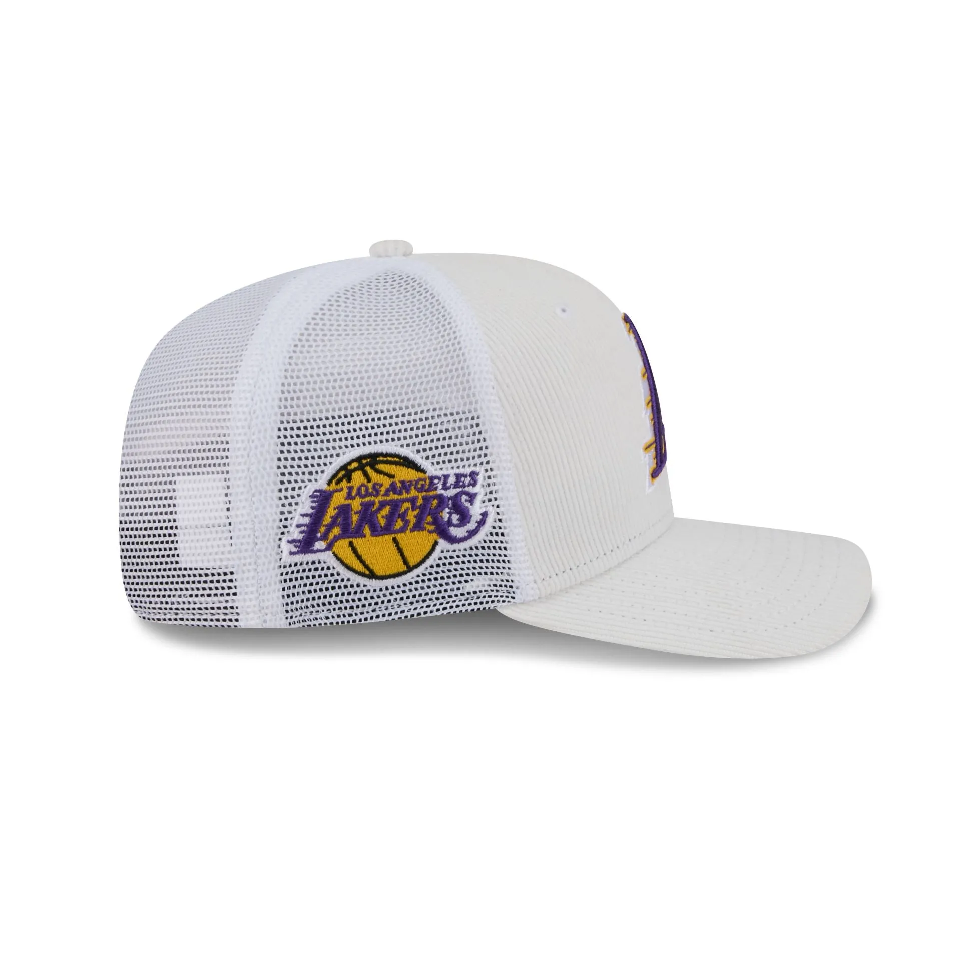 Los Angeles Lakers Deceptor Corduroy 9SEVENTY Trucker Hat sold by New Era product image thumbnail 4