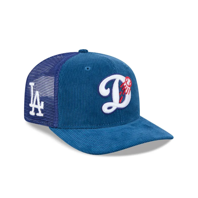 Los Angeles Dodgers Deceptor Corduroy 9SEVENTY Trucker Hat made by New Era