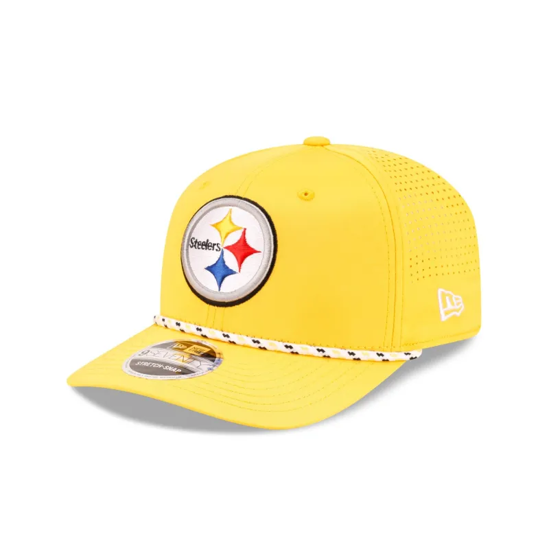 Pittsburgh Steelers Performance Rope 9SEVENTY Trucker Hat made by New Era