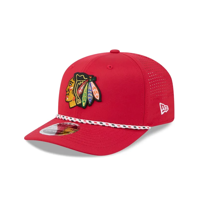 Chicago Blackhawks Performance Rope 9SEVENTY Trucker Hat made by New Era