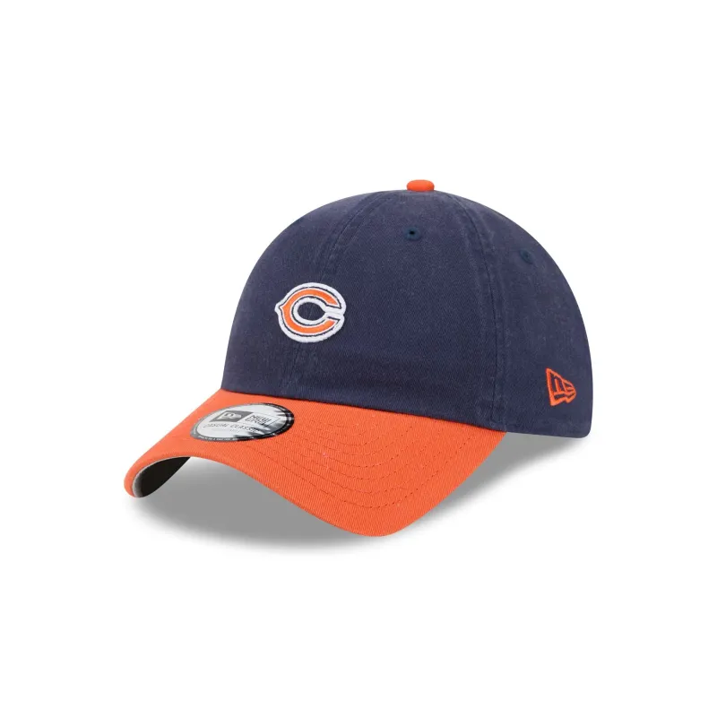 Chicago Bears Mini Logo Two Tone Casual Classic Adjustable Hat made by New Era