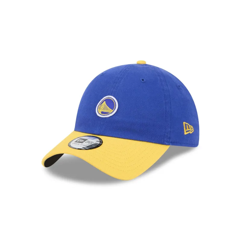 Golden State Warriors Mini Logo Two Tone Casual Classic Adjustable Hat made by New Era