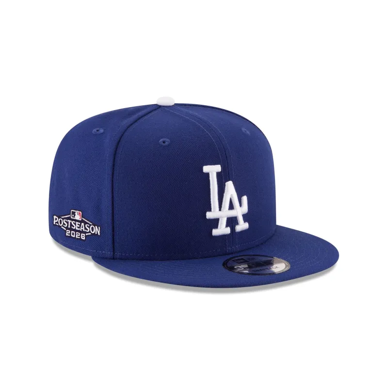 Los Angeles Dodgers 2026 Postseason Side Patch 9FIFTY Snapback Hat made by New Era