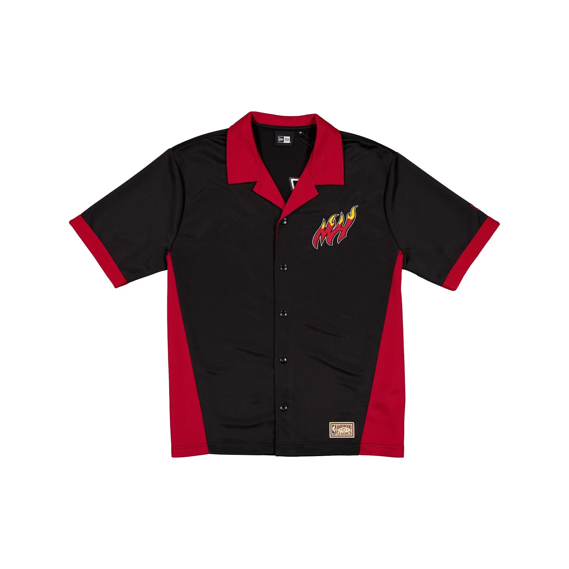 Miami Heat Hardwood Classics Revere Short Sleeve Shirt sold by New Era