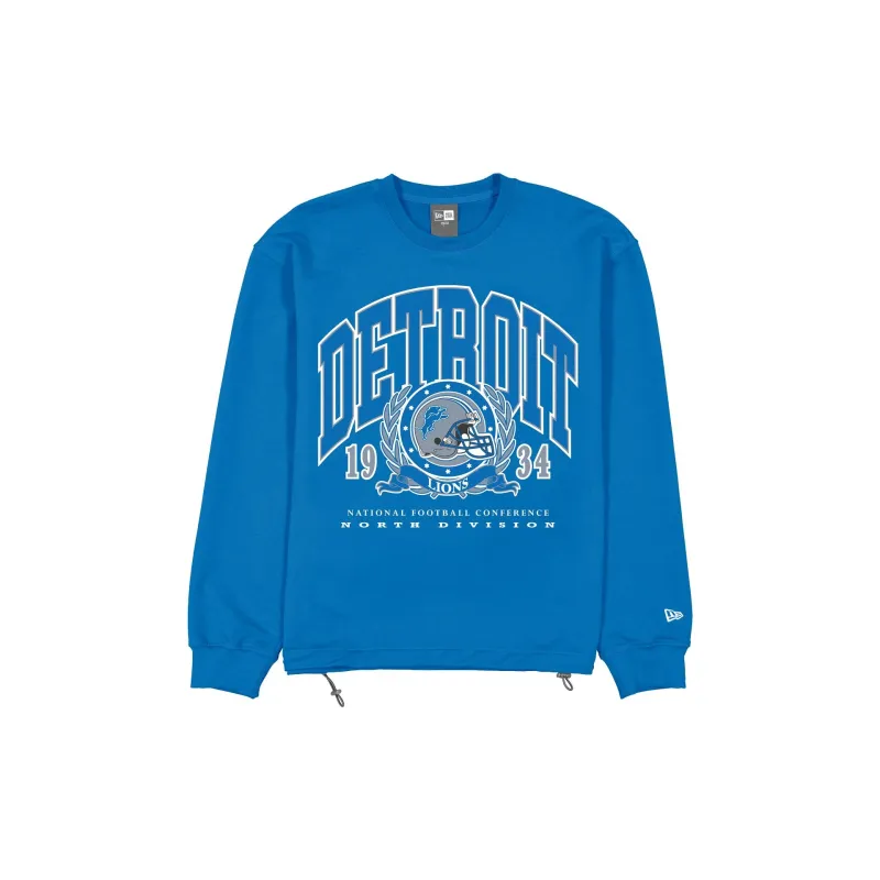 Detroit Lions Sport Classics Crewneck made by New Era