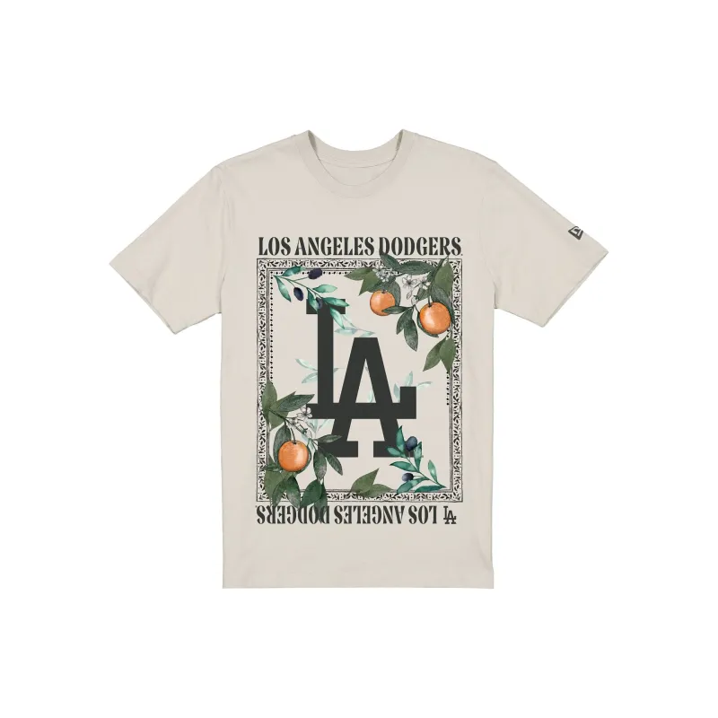 Los Angeles Dodgers Botanical Fruits T-Shirt made by New Era