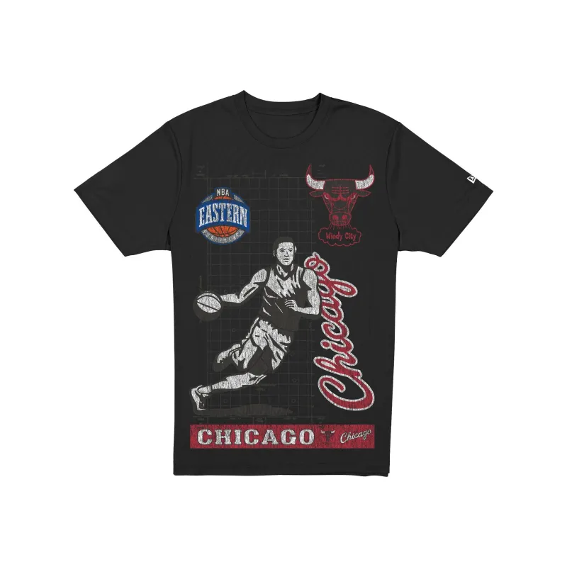 Chicago Bulls Sport Classics Athlete T-Shirt made by New Era