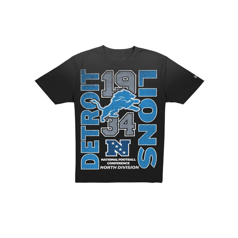 Detroit Lions Sport Classics Washed Boxy T-Shirt made by New Era