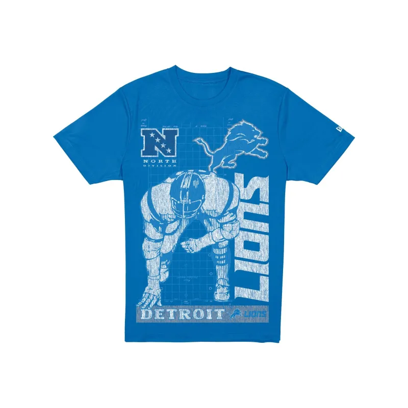 Detroit Lions Sport Classics Athlete T-Shirt made by New Era