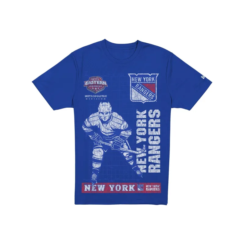 New York Rangers Sport Classics Athlete T-Shirt made by New Era