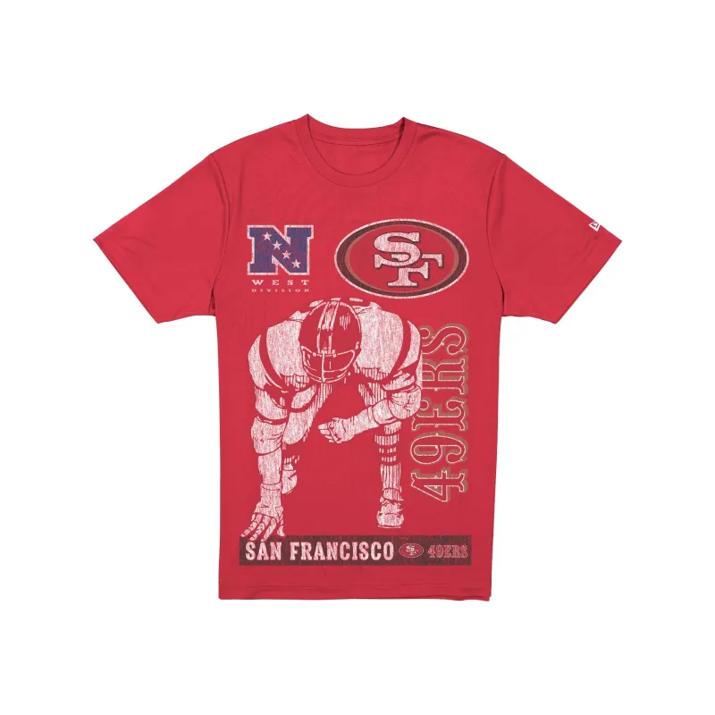 San Francisco 49ers Sport Classics Athlete T-Shirt made by New Era