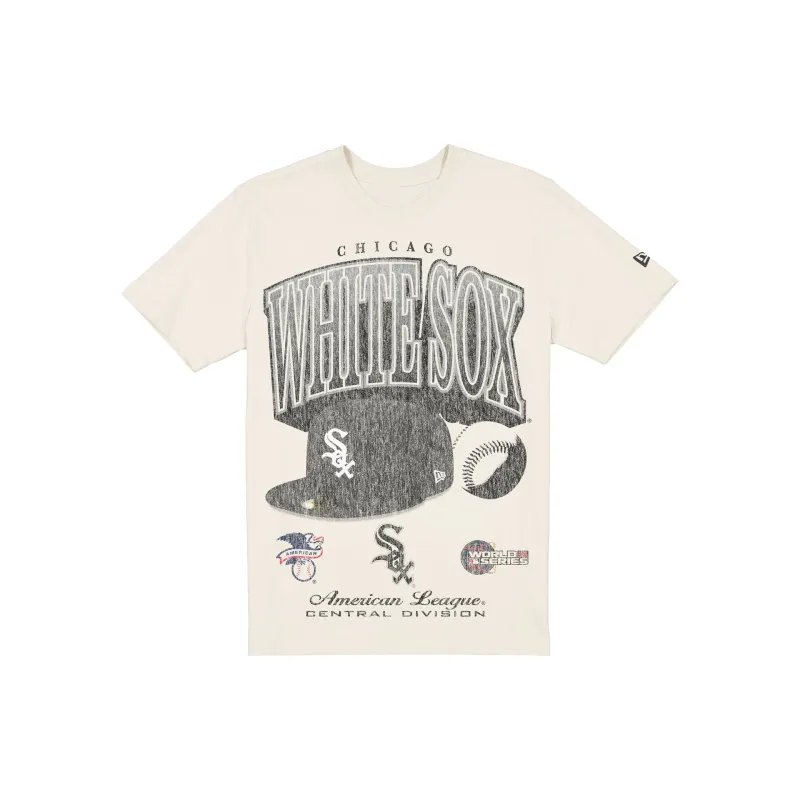 Chicago White Sox Sport Classics Distressed Print Chrome T-Shirt made by New Era