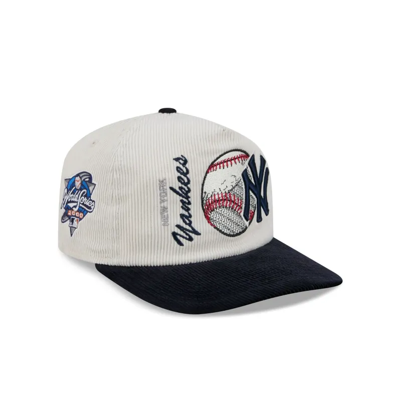 New York Yankees Retro Pack Team Ball 19TWENTY Snapback Hat made by New Era