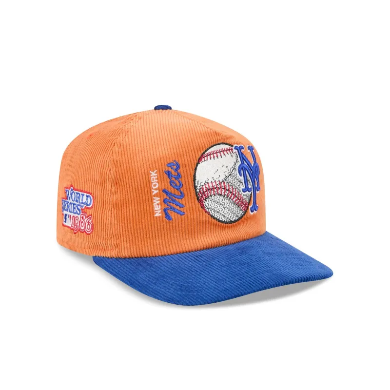 New York Mets Retro Pack Team Ball 19TWENTY Snapback Hat made by New Era