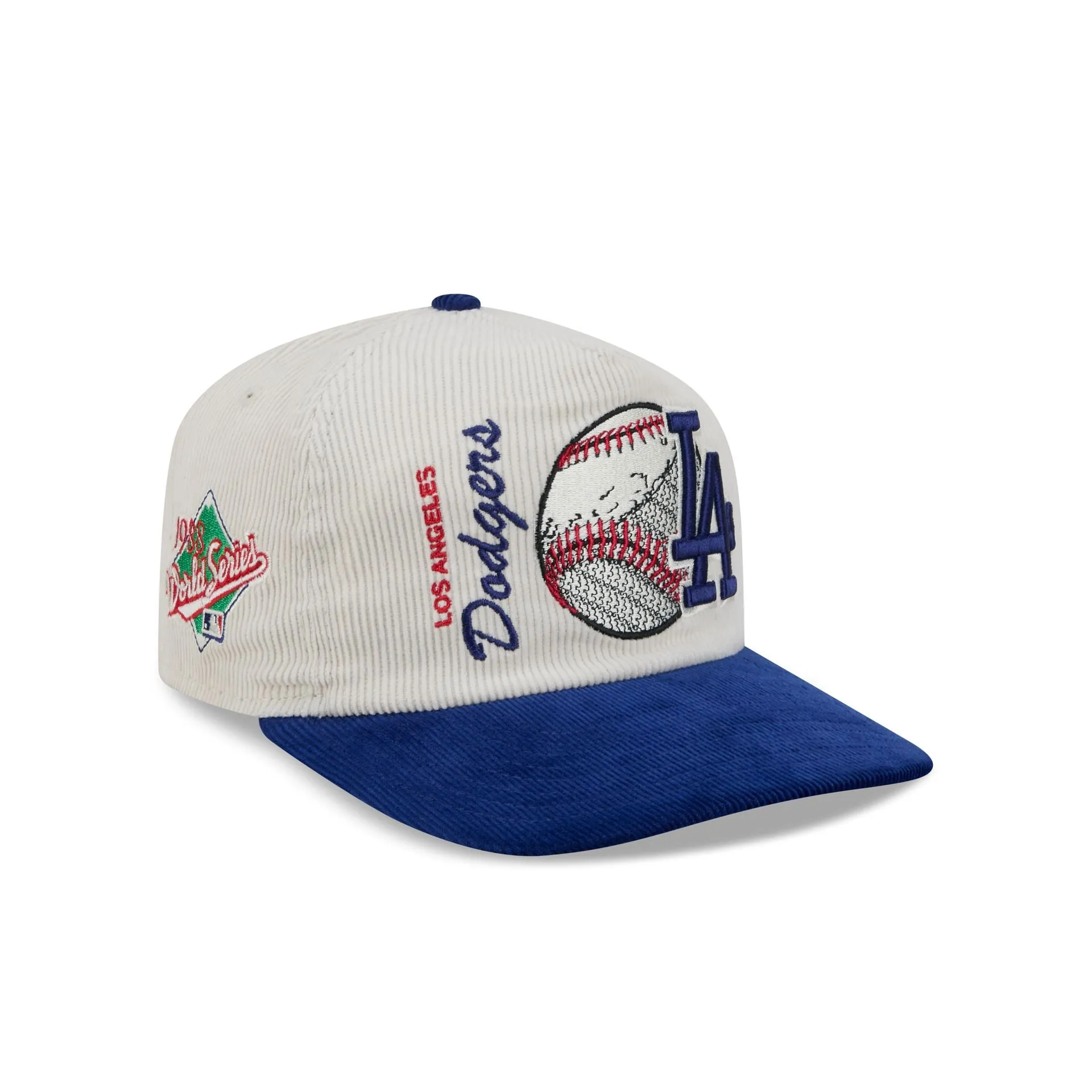 Los Angeles Dodgers Retro Pack Team Ball 19TWENTY Snapback Hat sold by New Era
