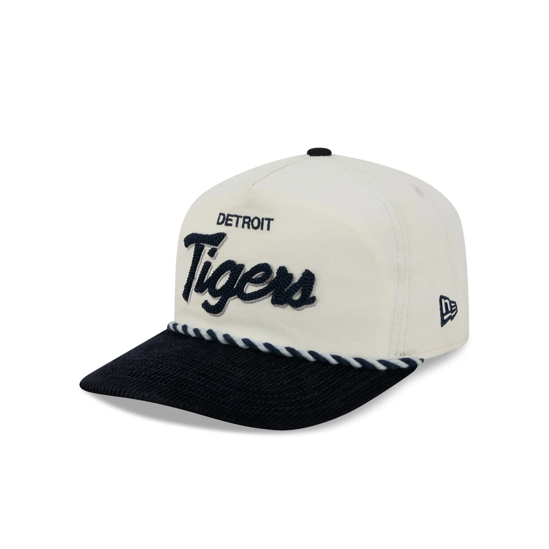 Detroit Tigers Retro Pack Script Rope 19TWENTY Snapback Hat sold by New Era