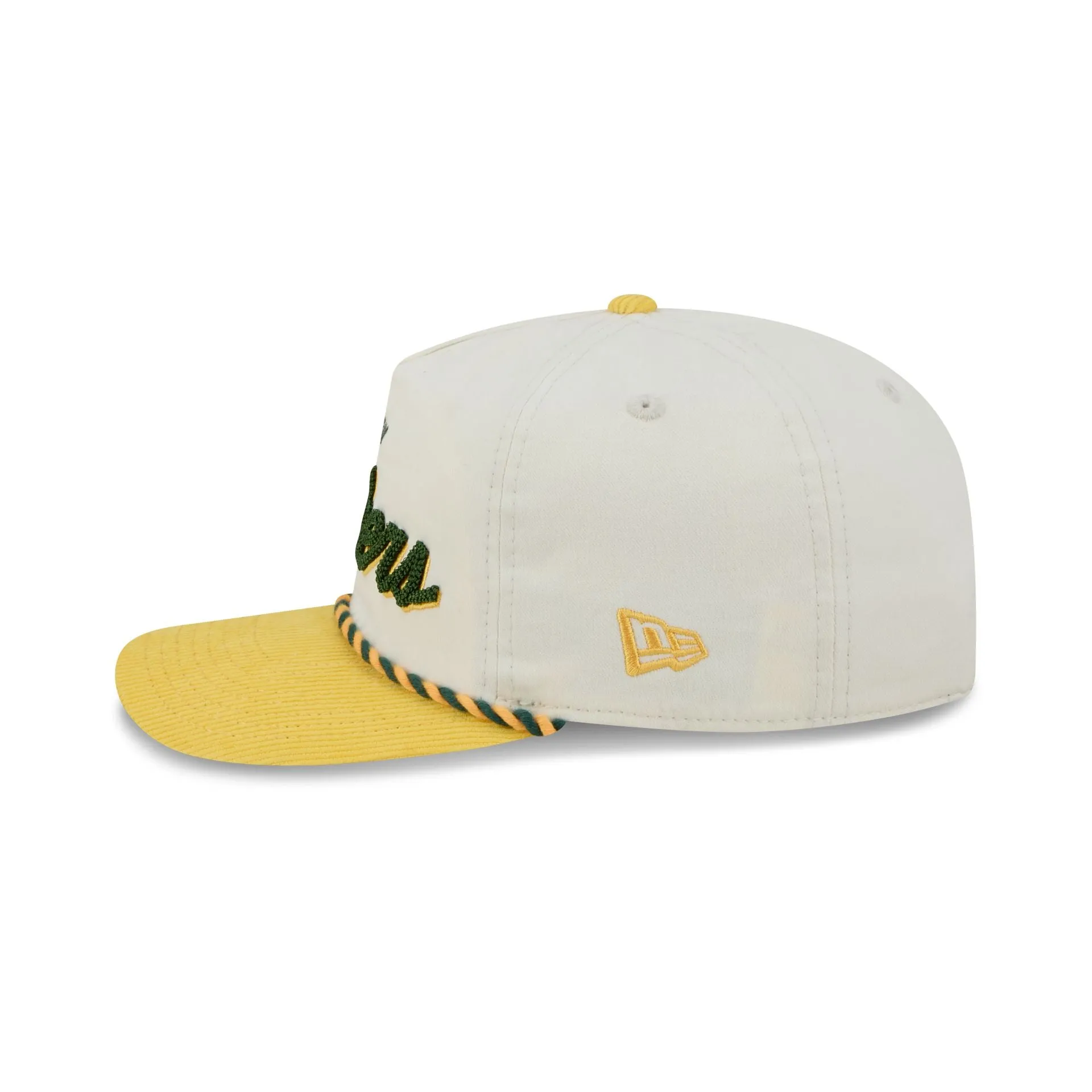 Green Bay Packers Retro Pack Script Rope 19TWENTY Snapback Hat sold by New Era product image thumbnail 4